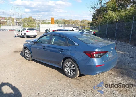 2025 Honda Civic Lx z USA, uszkodzony, nr VIN 2HGFE2F27SH589726